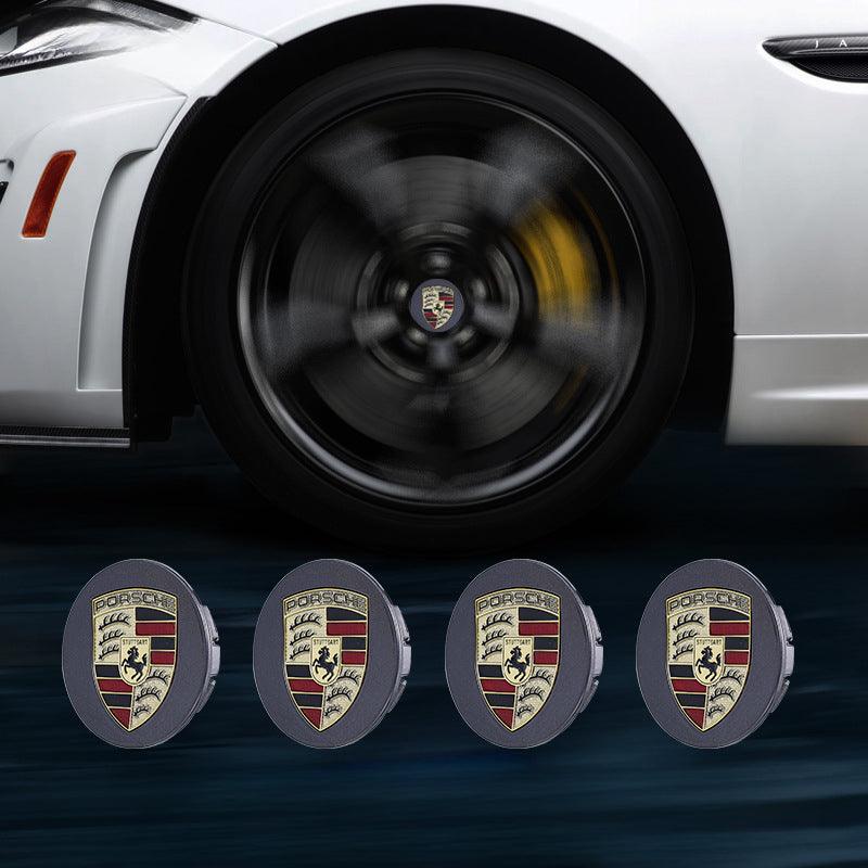 Suitable For Porsche Magnetic Suspension Hub Caps & LED Suspension Luminous Wheel Hub Lights - Bimmerlamp