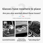 Car Press Open Eyeglass Case