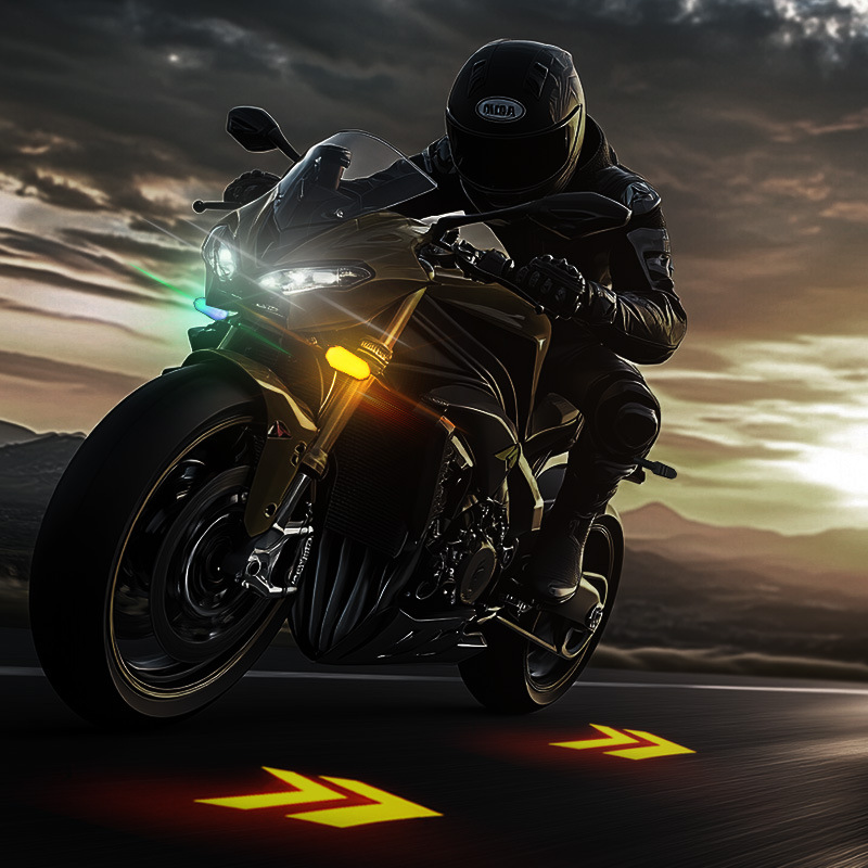 Motorcycle Projection Turn Signal
