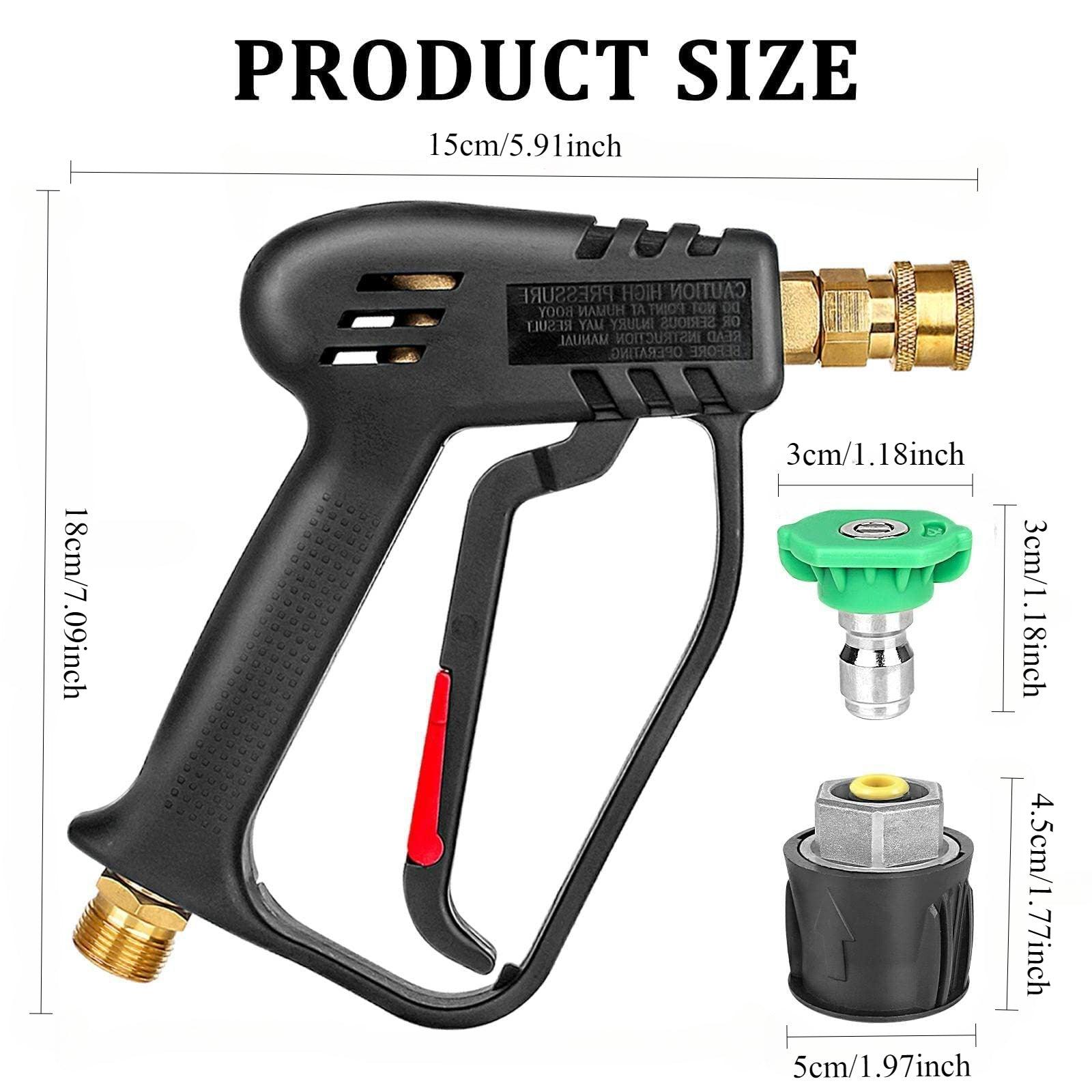 Innovative Car Washing Water Gun with Household High Pressure Cleaning Power and 1/4 Quick Connect Feature - Bimmerlamp