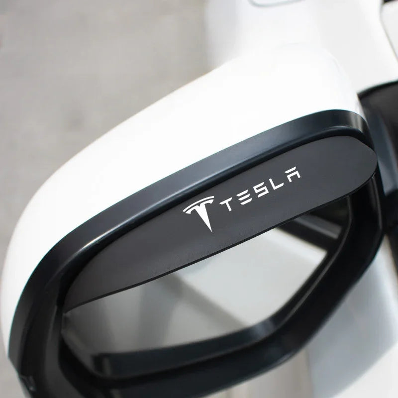 (2 PCS) Universal Silicone Car Rearview Mirror Rain Shield Rearview Mirror Rain Cover