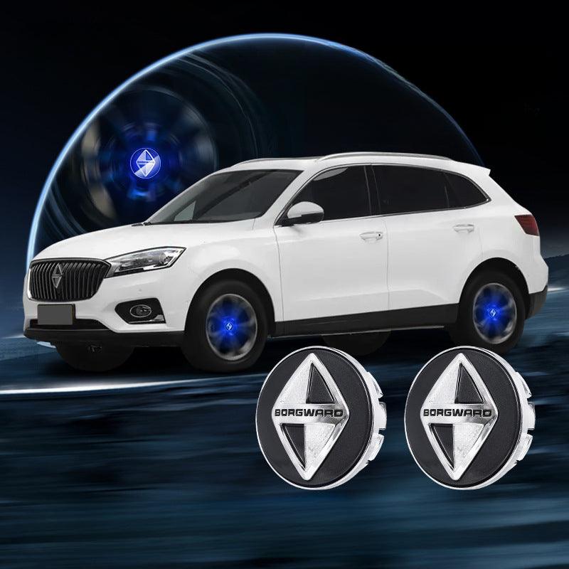 Suitable For Borgward Magnetic Suspension Hub Caps & LED Suspension Luminous Wheel Hub Lights - Bimmerlamp