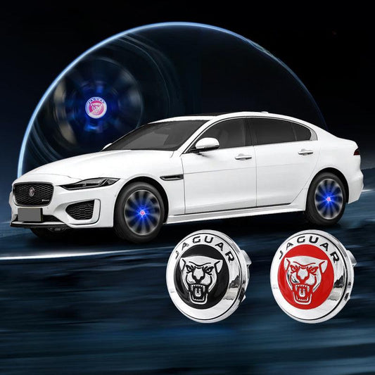 Suitable For Jaguar Magnetic Suspension Hub Caps & LED Suspension Luminous Wheel Hub Lights - Bimmerlamp