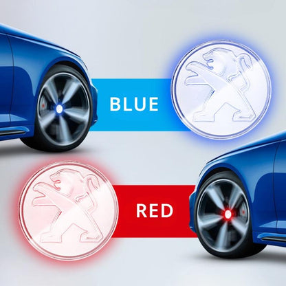 Suitable For Peugeot Magnetic Suspension Hub Caps & LED Suspension Luminous Wheel Hub Lights - Bimmerlamp