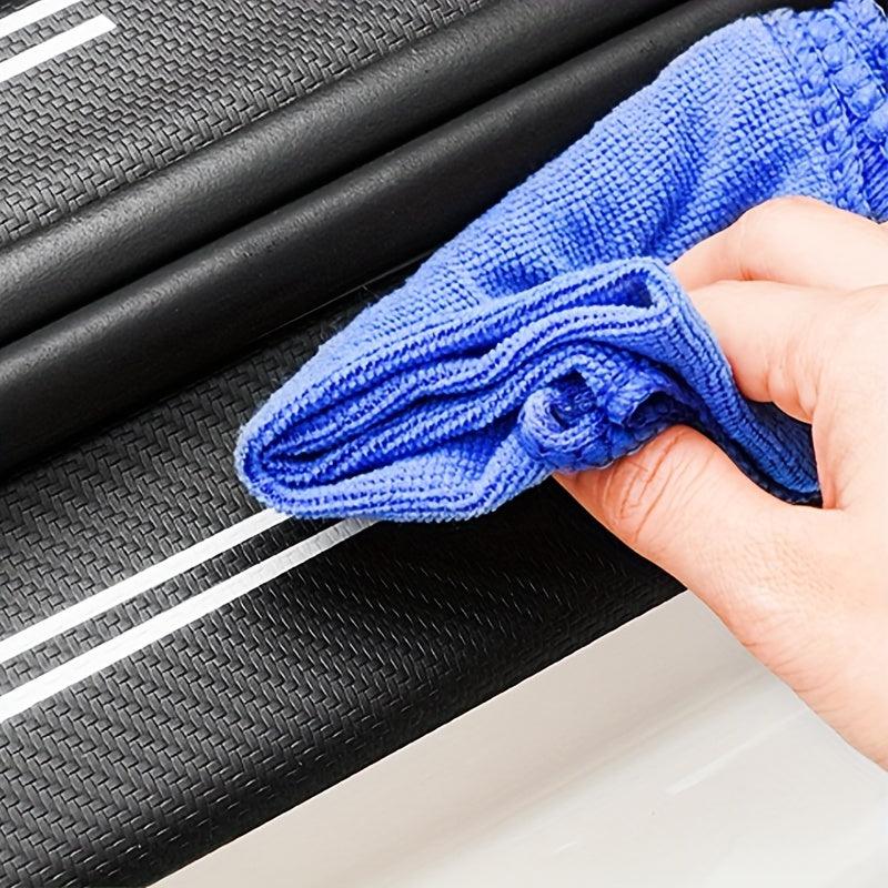 ( 9PCS )Carbon Car Door Sills Stickers - Bimmerlamp