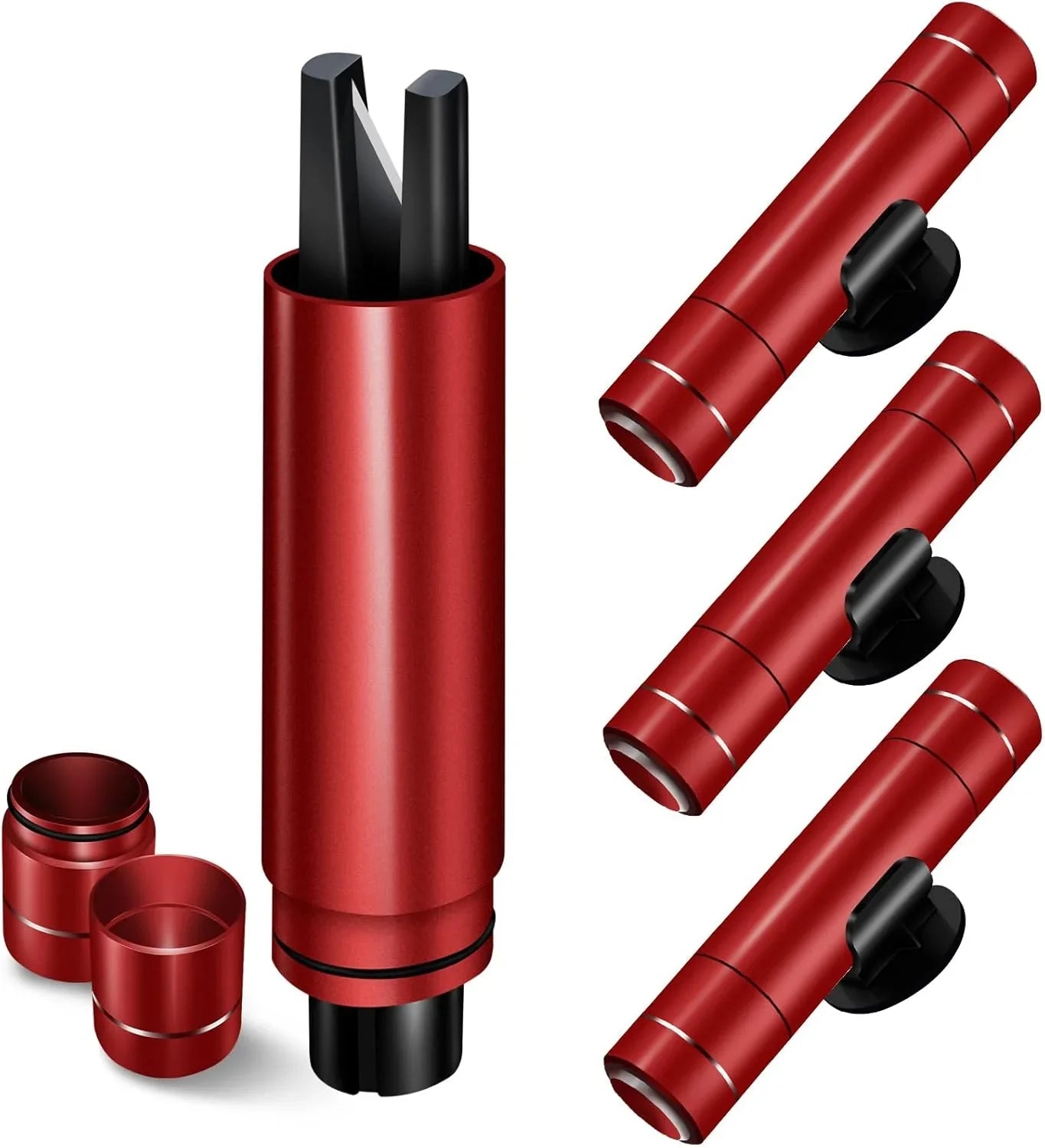 Car Window Breaker and Seatbelt Cutter 2 Pack, 2-in-1 Car Safety Hammer