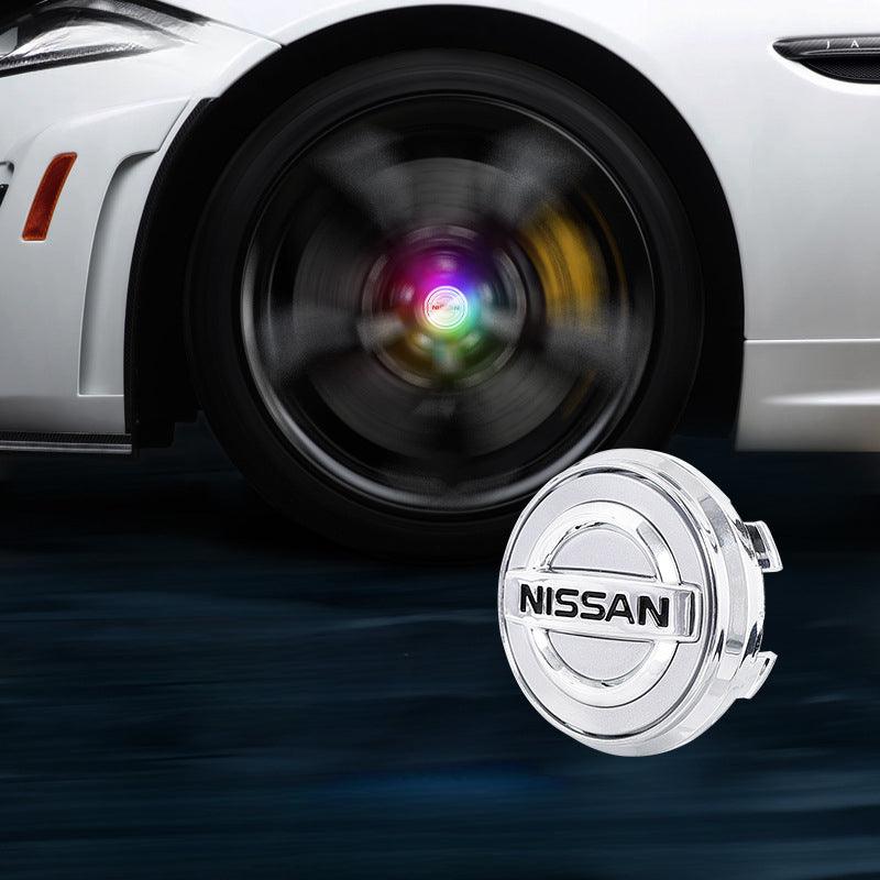 Suitable For Nissan Magnetic Suspension Hub Caps & LED Suspension Luminous Wheel Hub Lights - Bimmerlamp