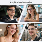 The Second Generation AI Bluetooth Glasses Real-time Translation Glasses Camera Glasses