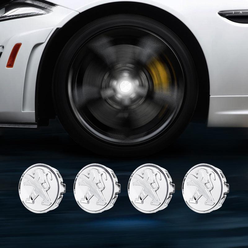 Suitable For Peugeot Magnetic Suspension Hub Caps & LED Suspension Luminous Wheel Hub Lights - Bimmerlamp