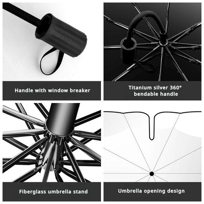 New 360° Bendable Handle Car Parasol Car Front Windshield Sun Protection Heat Shield Universal Car Parasol - Bimmerlamp