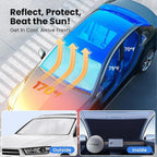 Car Windshield Sunshade - Free Storage Bag