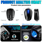 (2PCS) Rechargeable Non-Fading Car Welcome Light