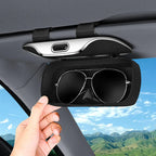 Car Press Open Eyeglass Case