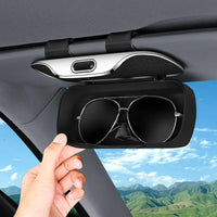Car Press Open Eyeglass Case