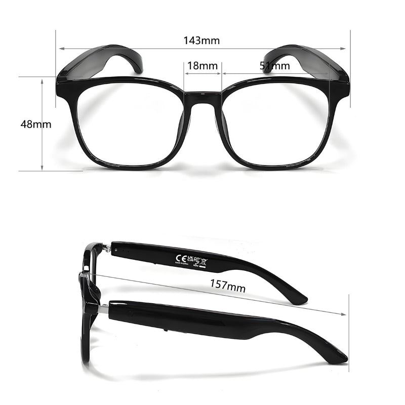 The Second Generation AI Bluetooth Glasses Real-time Translation Glasses Camera Glasses
