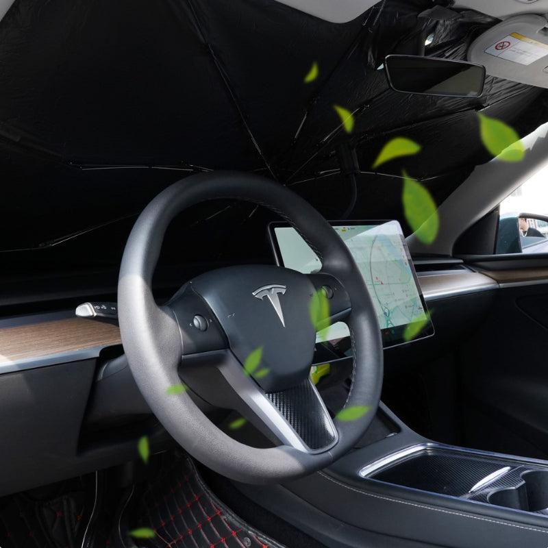 New 360° Bendable Handle Car Parasol Car Front Windshield Sun Protection Heat Shield Universal Car Parasol - Bimmerlamp