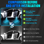 (2PCS) Rechargeable Non-Fading Car Welcome Light