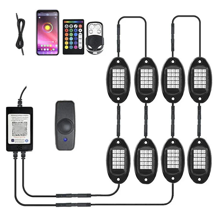 RGB Chassis Light APP Control Ambient Light LED Car Neon Light