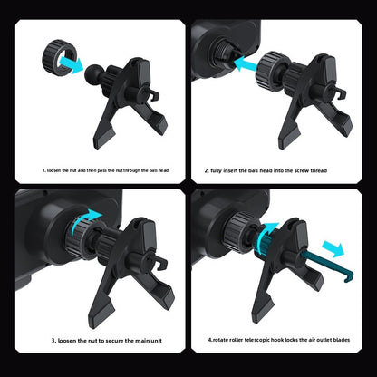 Car Rotatable Phone Holder Wireless Charging Phone Holder