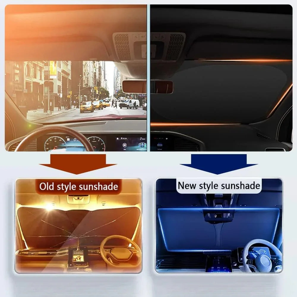 Car Windshield Sunshade - Free Storage Bag
