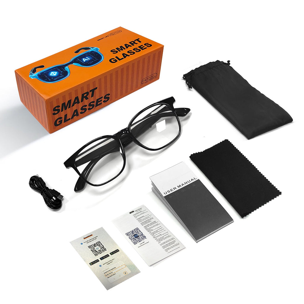 The Second Generation AI Bluetooth Glasses Real-time Translation Glasses Camera Glasses