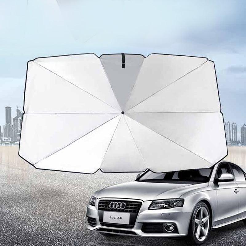 New 360° Bendable Handle Car Parasol Car Front Windshield Sun Protection Heat Shield Universal Car Parasol - Bimmerlamp
