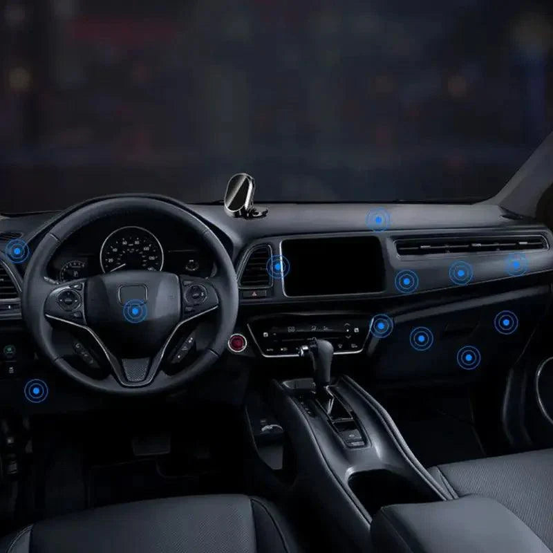 Super Magnetic Car Folding Mobile Phone Bracket 360 Rotating Navigation Bracket - Bimmerlamp