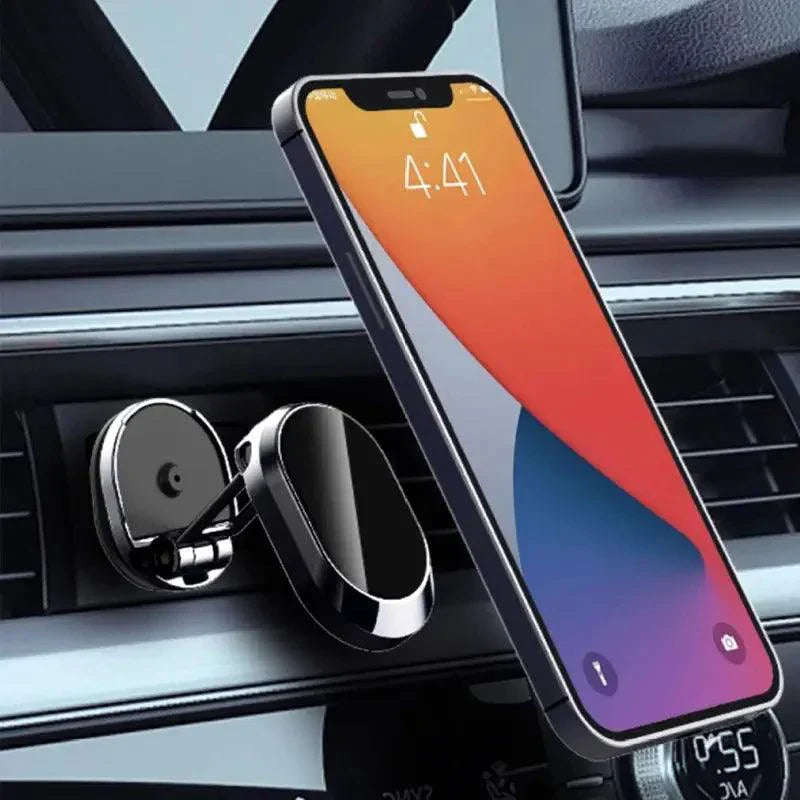 Super Magnetic Car Folding Mobile Phone Bracket 360 Rotating Navigation Bracket - Bimmerlamp