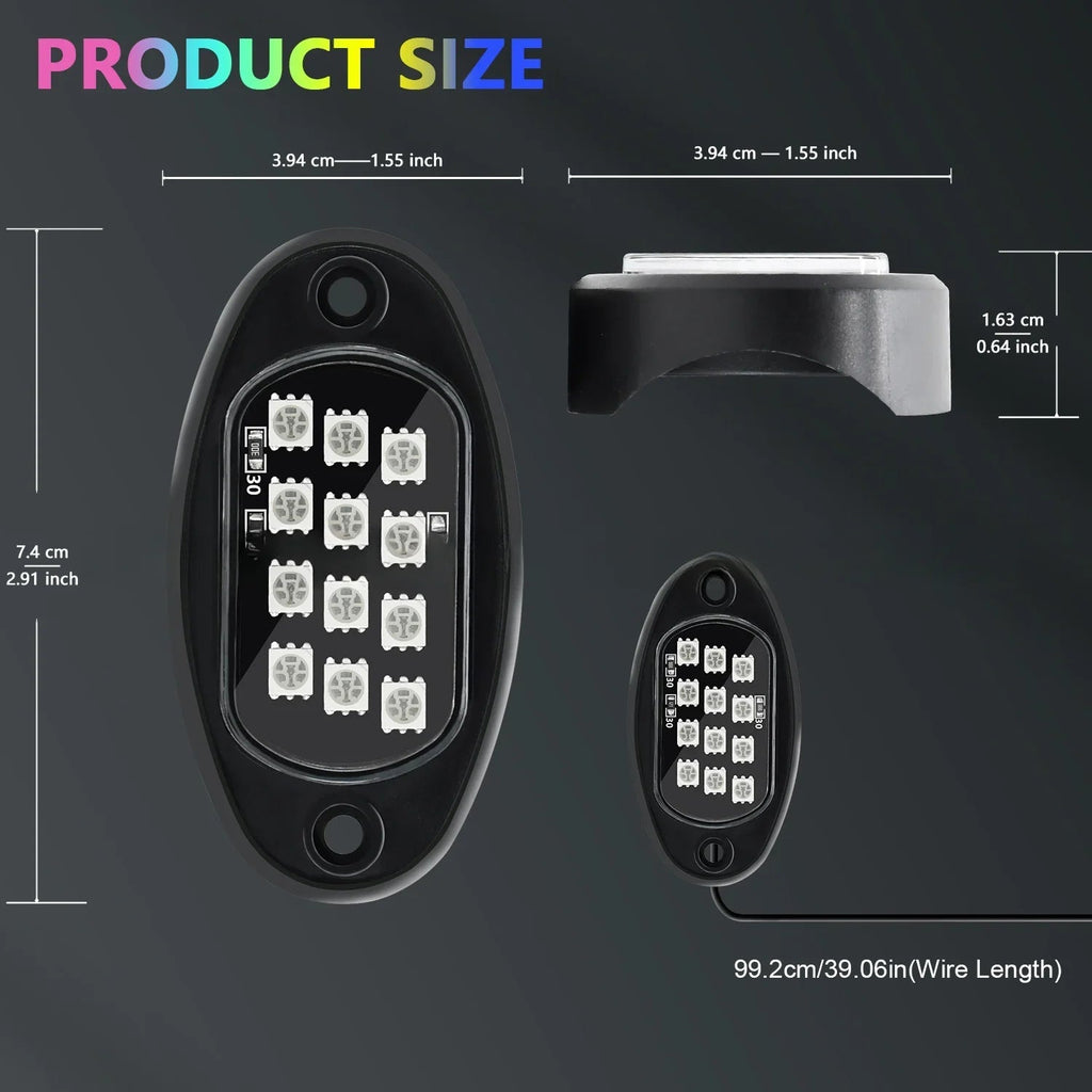 RGB Chassis Light APP Control Ambient Light LED Car Neon Light