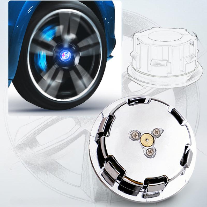 Suitable For Alfa Romeo Magnetic Suspension Hub Caps & LED Suspension Luminous Wheel Hub Lights - Bimmerlamp