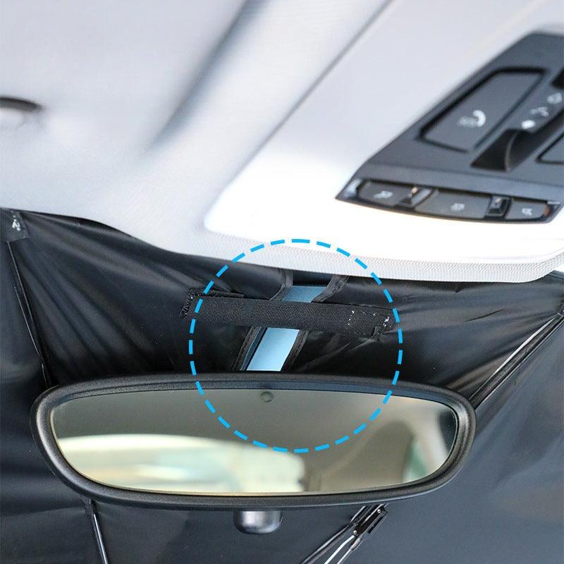 New 360° Bendable Handle Car Parasol Car Front Windshield Sun Protection Heat Shield Universal Car Parasol - Bimmerlamp