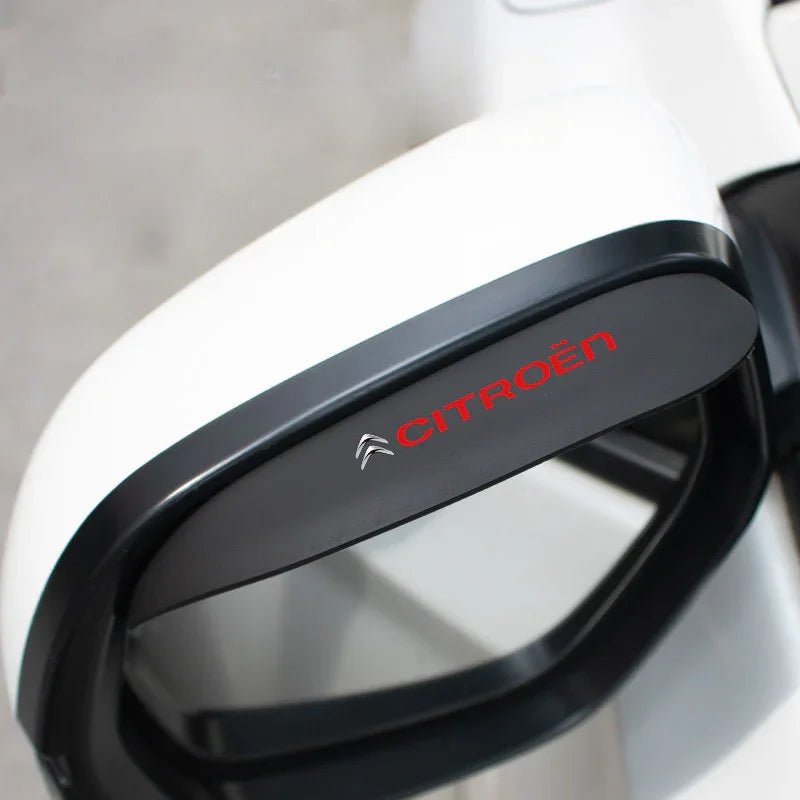 (2 PCS) Universal Silicone Car Rearview Mirror Rain Shield Rearview Mirror Rain Cover