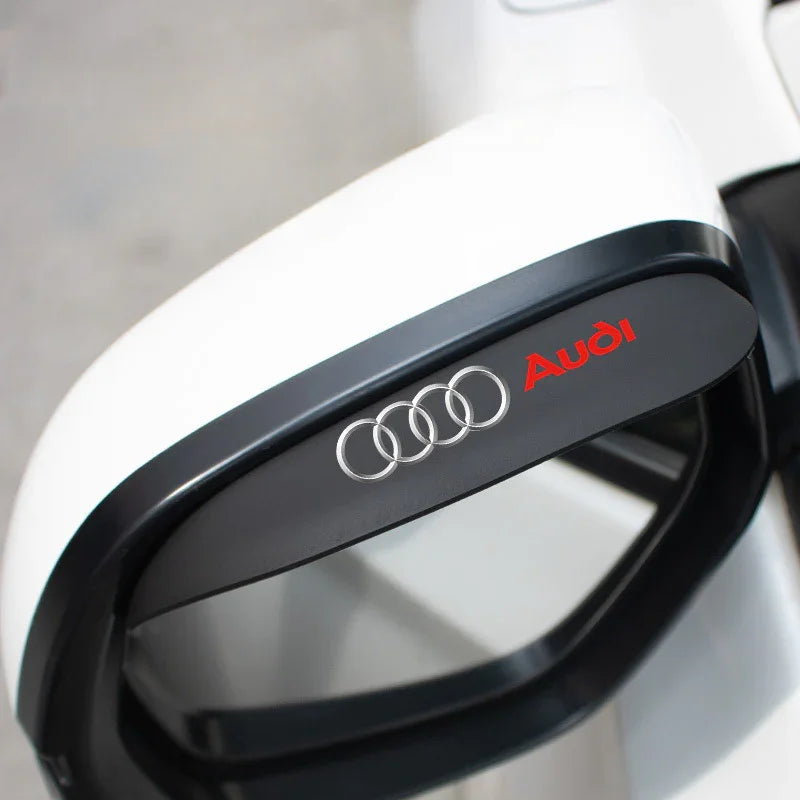 (2 PCS) Universal Silicone Car Rearview Mirror Rain Shield Rearview Mirror Rain Cover