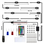 RGB Chassis Light APP Control Ambient Light LED Car Neon Light