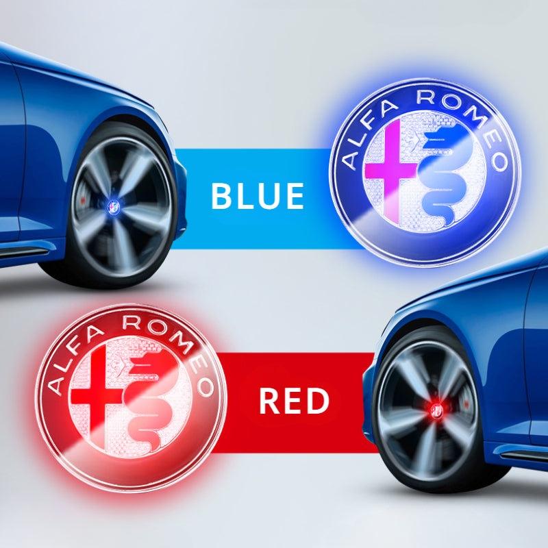 Suitable For Alfa Romeo Magnetic Suspension Hub Caps & LED Suspension Luminous Wheel Hub Lights - Bimmerlamp