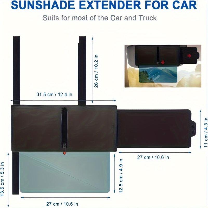 Car Sun Visor | Advanced UV400 Car Visor Extension | With PC Lens and Side Visor - Bimmerlamp