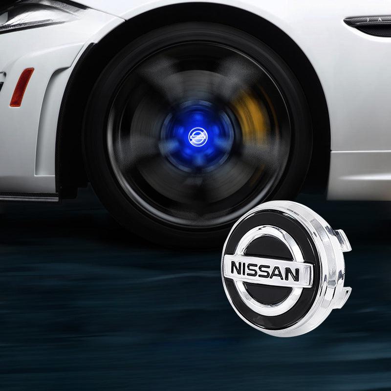 Suitable For Nissan Magnetic Suspension Hub Caps & LED Suspension Luminous Wheel Hub Lights - Bimmerlamp