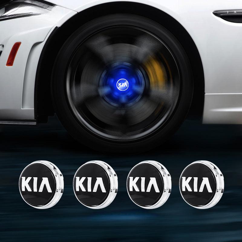 Suitable For KIA Magnetic Suspension Hub Caps & LED Suspension Luminous Wheel Hub Lights - Bimmerlamp