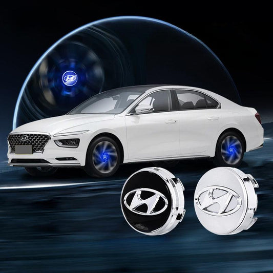 Suitable For Hyundai Magnetic Suspension Hub Caps & LED Suspension Luminous Wheel Hub Lights - Bimmerlamp