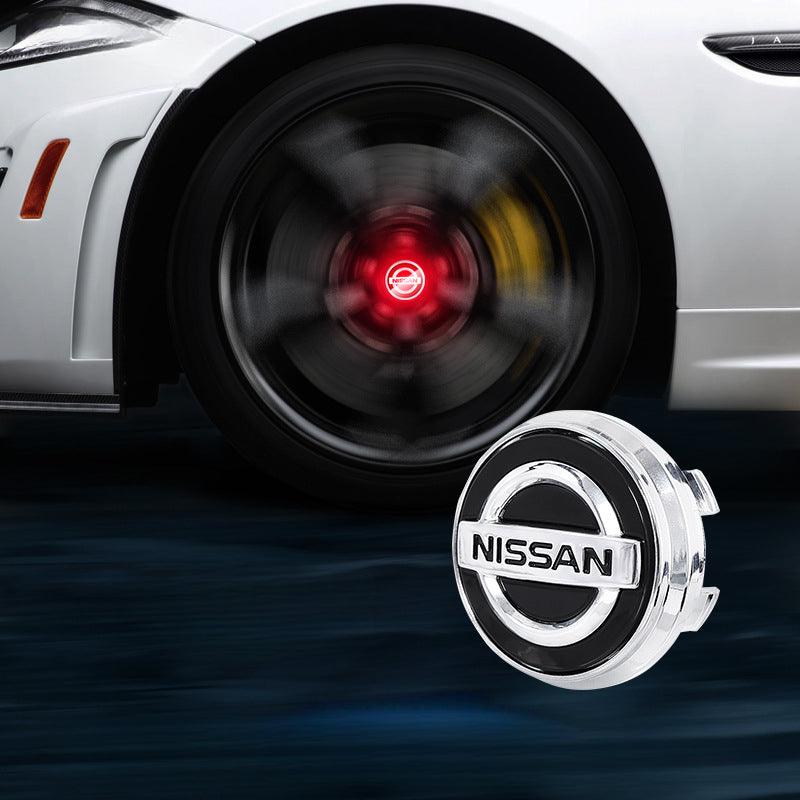 Suitable For Nissan Magnetic Suspension Hub Caps & LED Suspension Luminous Wheel Hub Lights - Bimmerlamp