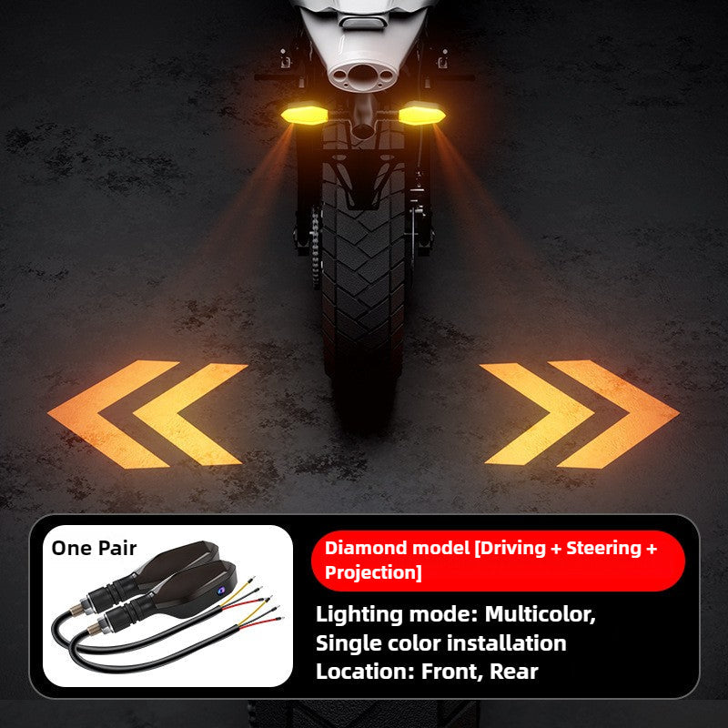Motorcycle Projection Turn Signal
