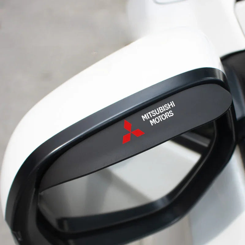 (2 PCS) Universal Silicone Car Rearview Mirror Rain Shield Rearview Mirror Rain Cover